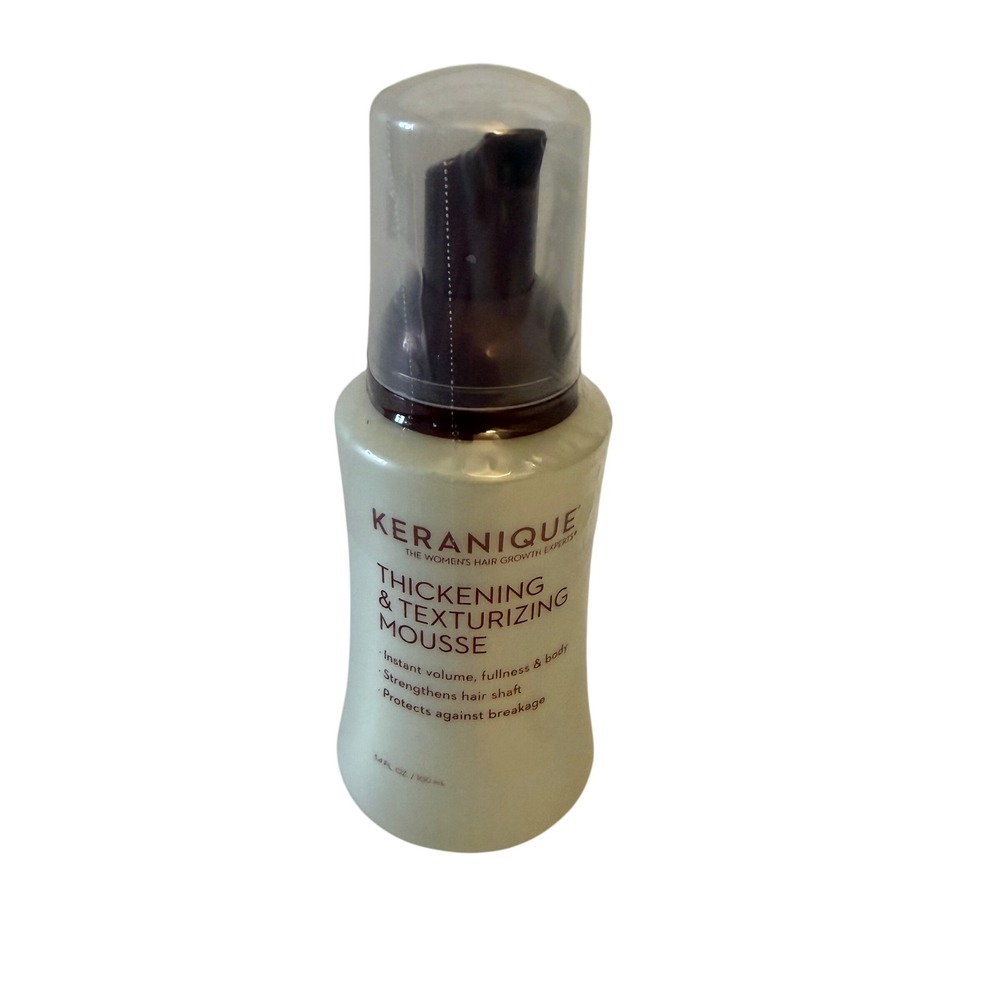 NEW SEALED Keranique Thickening & Texturizing Mousse‎ - 3.4 fl.oz